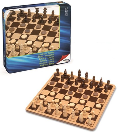 Jogo De Xadrez Magnético 25 X 25 Cm - Chess - Jogo de Dominó, Dama