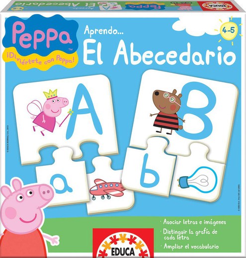 Eu aprendo o alfabeto Peppa
