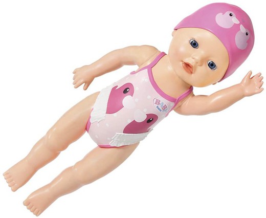 Bebê nascido nadador