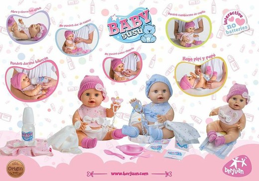 Baby Susu Interactive Pink