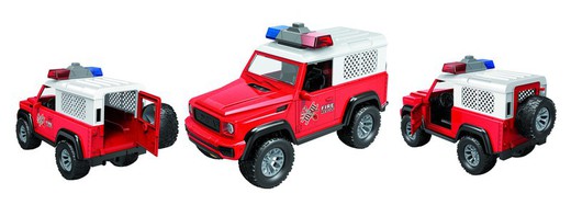 Friction Fire Truck with Light and Sound