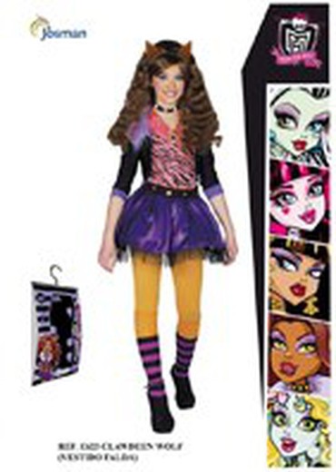 Disfraz Clawdeen Wolf 8 Años