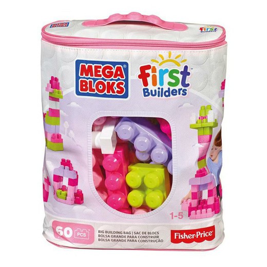 Eco Mega Bag 60 Mega Bloks rosa