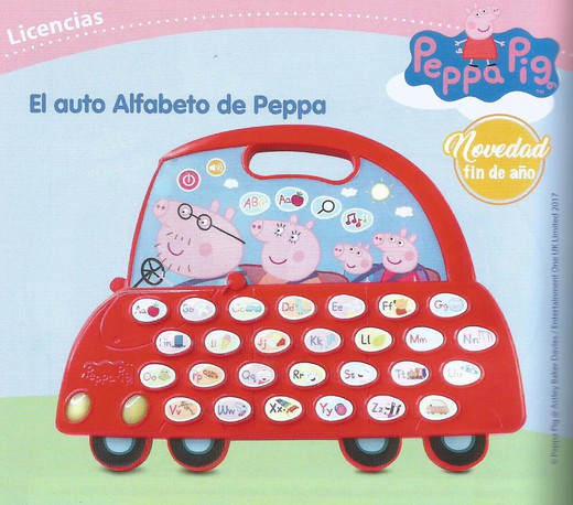 Auto Alphabet di Peppa Pig