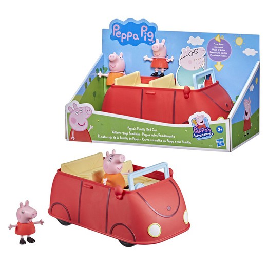 El Auto Rojo De La Familia De Peppa Pig