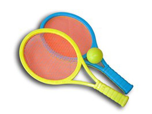 Exp. 12 raquetes de tênis inf.