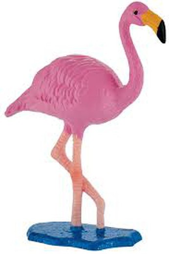 Pink Flamingo Figure