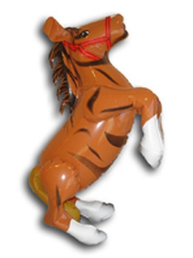 Figure de cheval gonflable 45 cm.