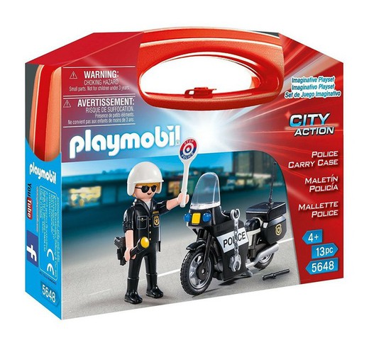 Maletin "Policia" Playmobil