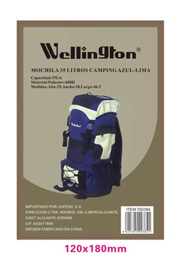 35L Wellington Comfort Rucksack