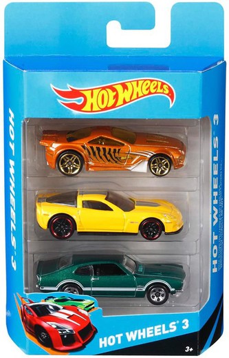 Pack of 3 Hot Wheels Vehicles