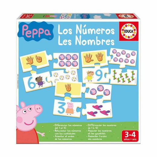 Educa - Aprendo los números Peppa Pig Animales