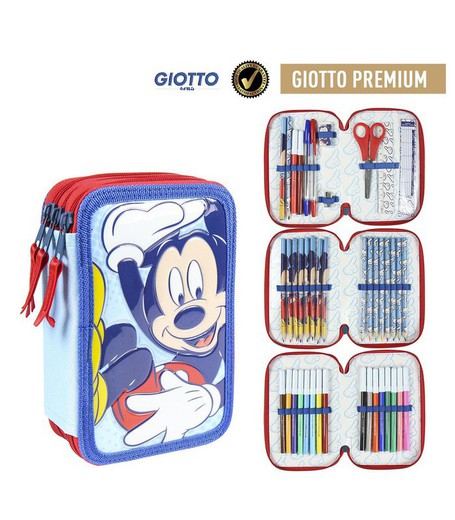 Trousse à crayons triple Giotto MICKEY