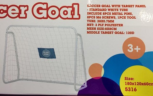 Metallic Goal 124X96X61 cm