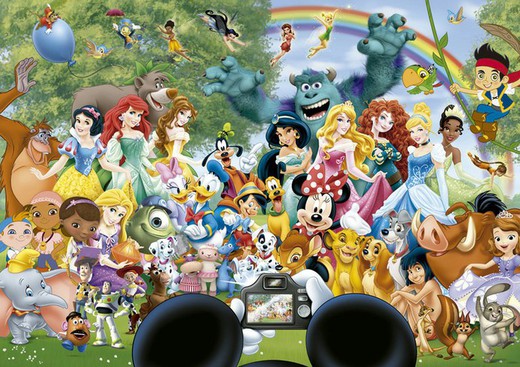 Puzzle de 1000 El maravilloso mundo de Disney de Educa 16297