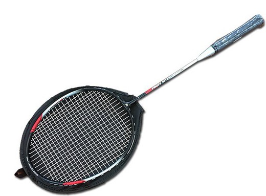 Raquette de badminton avec manche