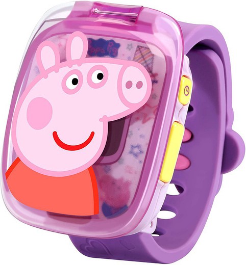 Peppa Pig Purple Clock
