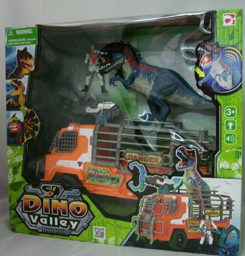 Dino Valley Truck com conjunto T-Rex