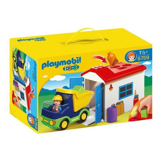 1,2,3 Playmobil 6759 camion avec garage