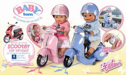 Baby Born Girl Scooter City To