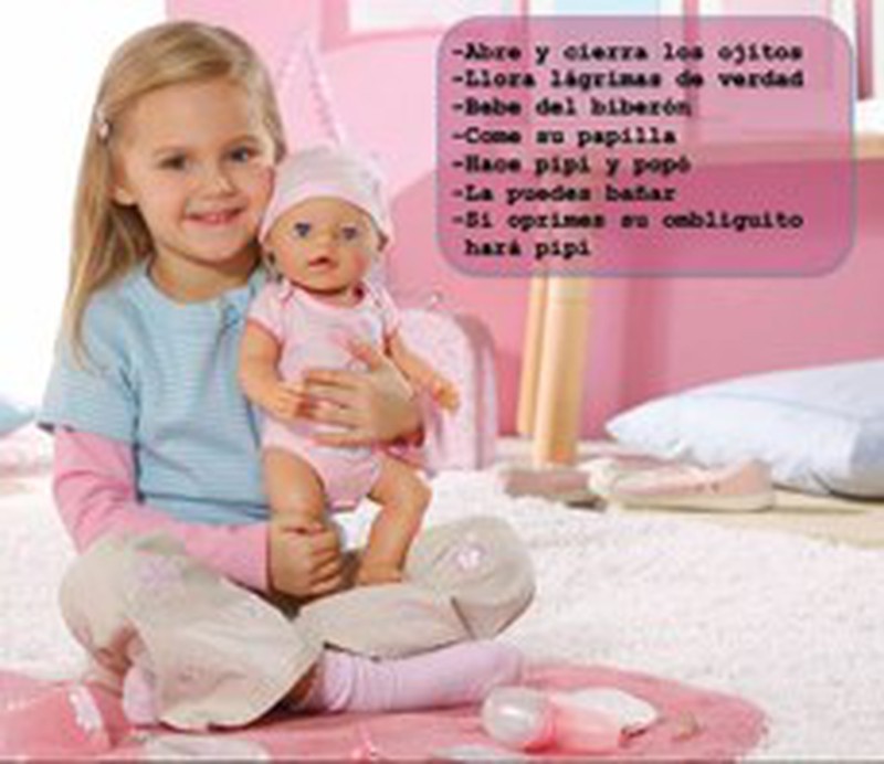 Muñecos Baby Born Interactivos, de Bandai Niño y Niña. Juguetes Baby Born