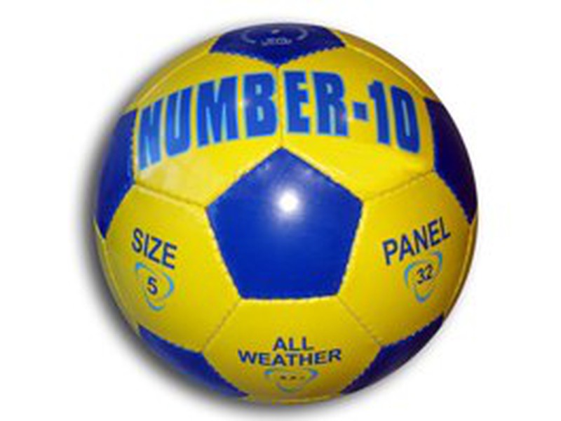 Bola de futebol amarela azul — Playfunstore