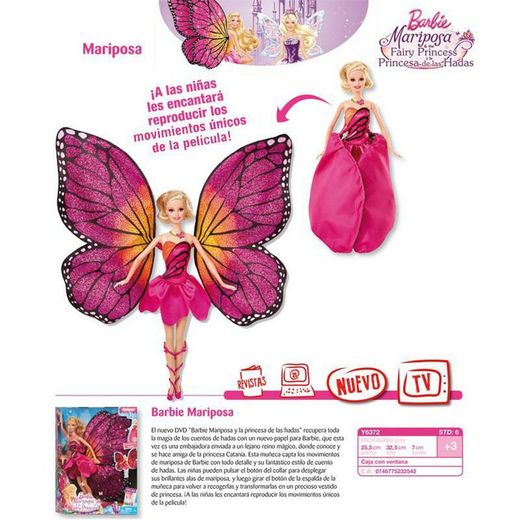 Barbie Mariposa Mattel Y6372