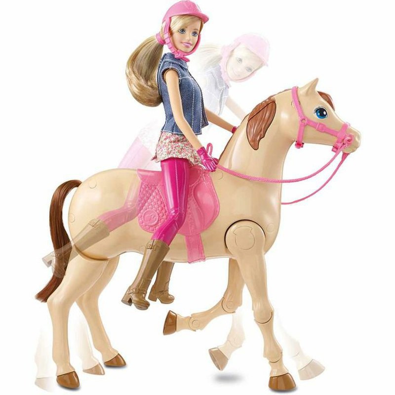 Barbie monte le cheval de Mattel