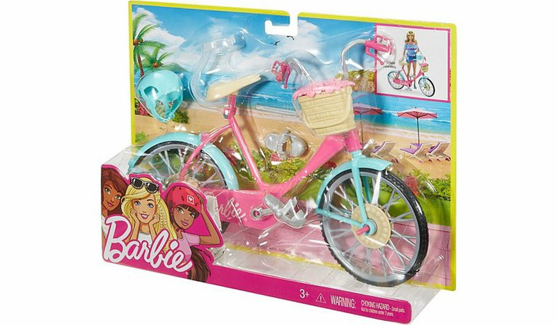 Barbie bike hot sale toy