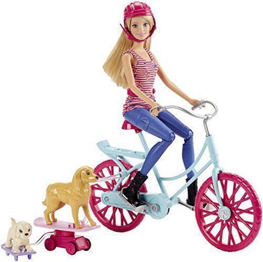 Barbie Bike und ihre Welpen Mattel CLD94