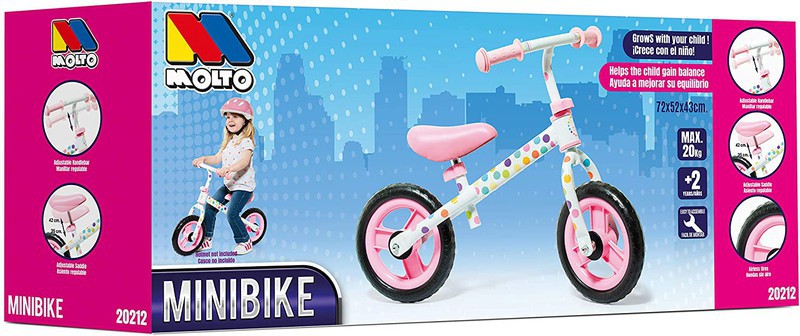 Bicicleta sin pedales infantil Minibike Azul