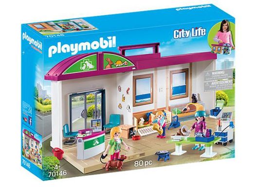City Life Maletín Clínica Veterinaria Playmobil