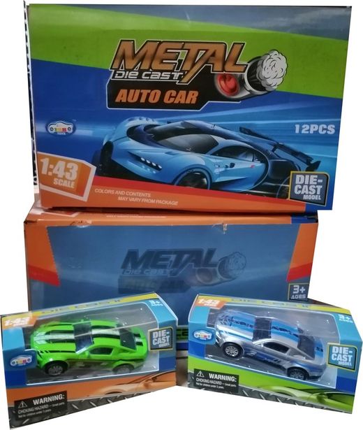 Assorted Metal Car Esc 1:43