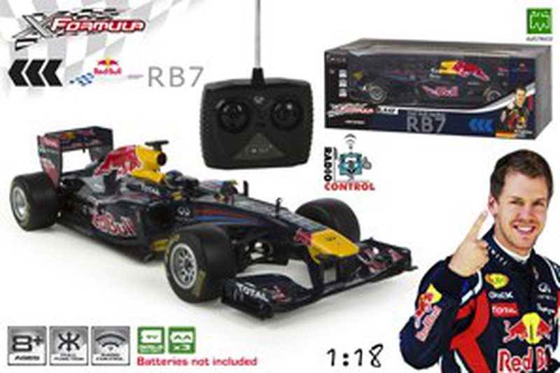 Voiture radiocommandée F1 Red Bull 1:18 — Playfunstore