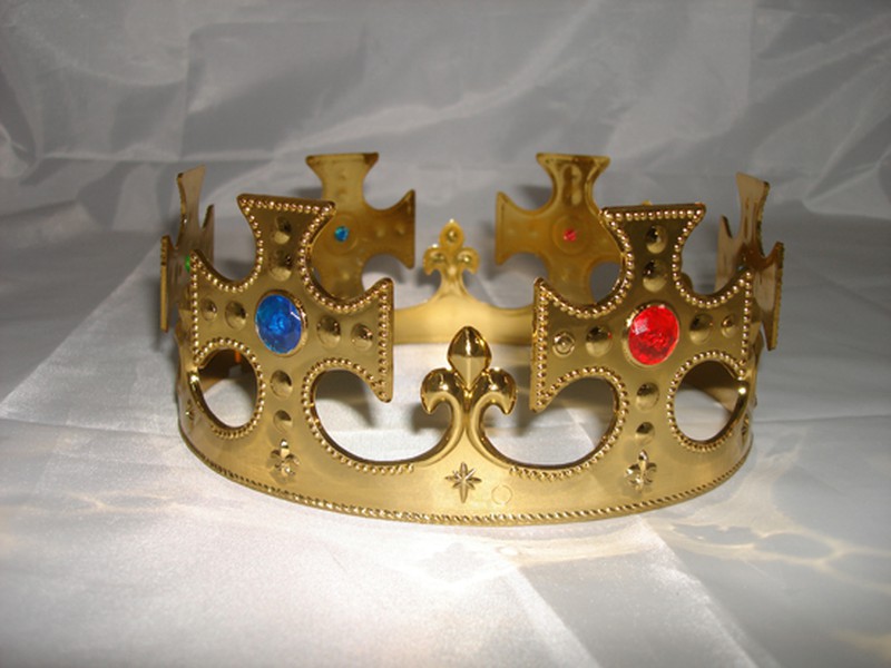 Corona con re croce in oro / argento