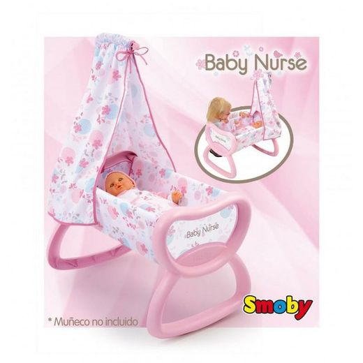 Cuna con Dosel Baby Nurse Smoby