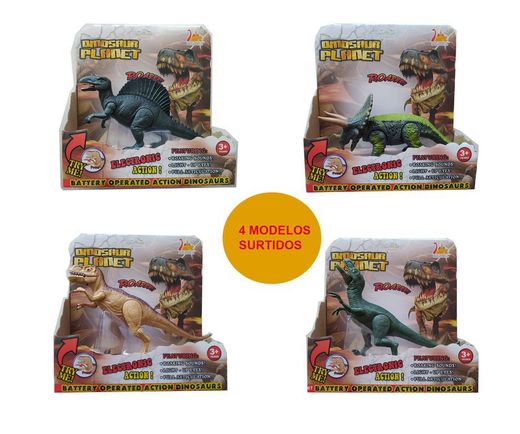 Planète dinosaure avec son