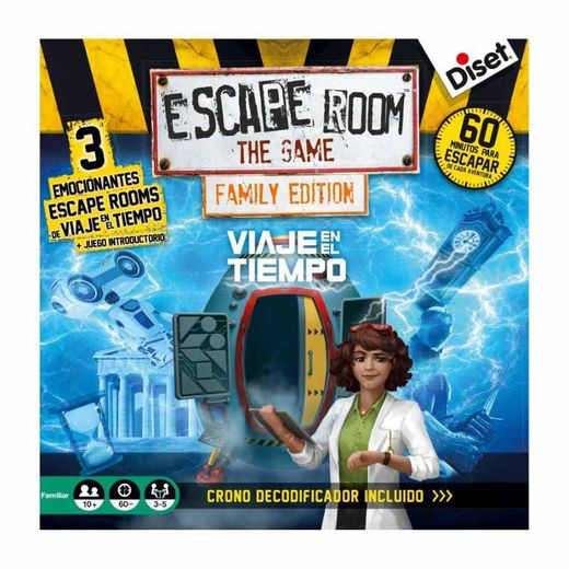 Diset - Juego Escape Room Viaje En El Tiempo Family