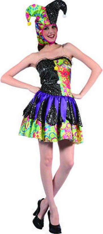 Costume da giullare donna T 38