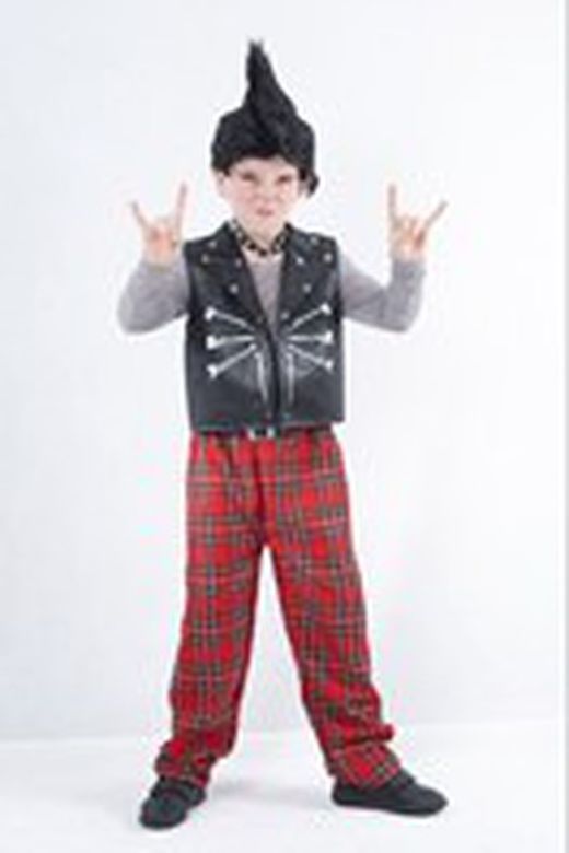 Costume enfant punk enfant T4 6