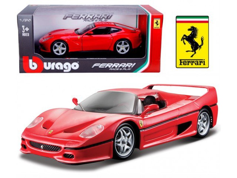 Bburago 1:24 Ferrari F50 Sports Car Simulation Alloy Model Finished Toy  Gift Collection Accessories - Railed/motor/cars/bicycles - AliExpress