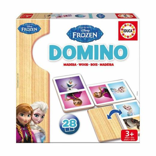 Frozen Domino Madera Educa Juegos 16255