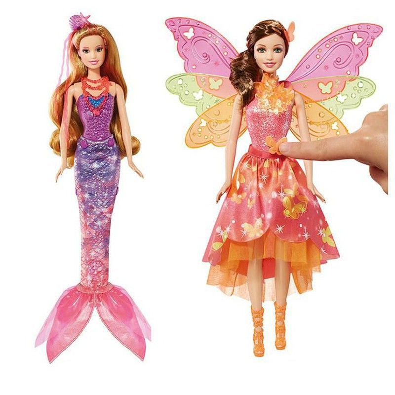 Barbie Fairytale Barbie Sirena Hada Mattel Barbie Fairy Or Mermaid