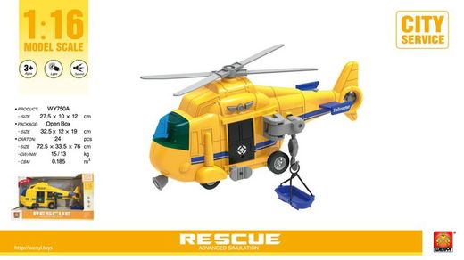 Helicopter 1:16 Light Sound