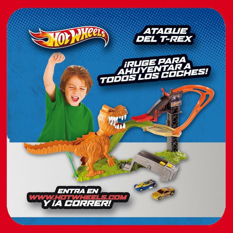 Hot Wheels Pista Ataque do T-Rex