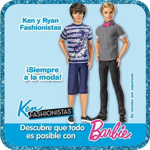 Ken and Ryan fashionistas from Mattel
