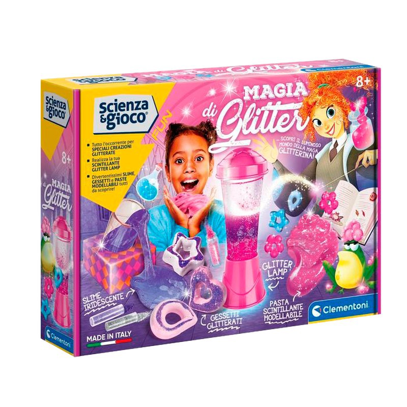 Lampara Purpurina Magia Glitter Slime Playfunstore