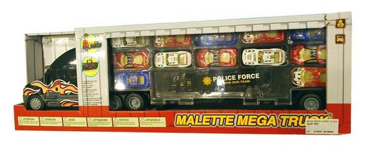 Mega truck transporte 12 voitures