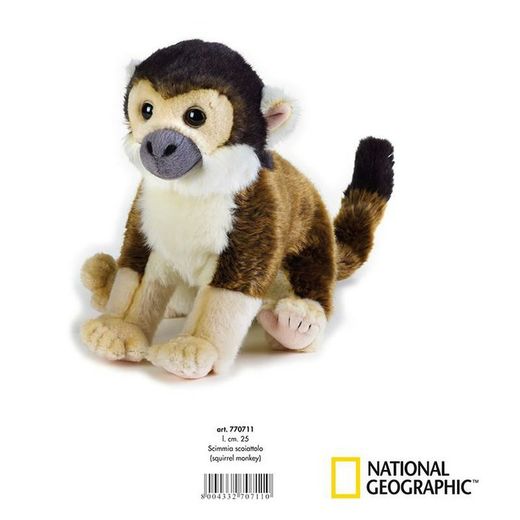 Scimmia scoiattolo National Geographic media 25 cm Venturelli 770711