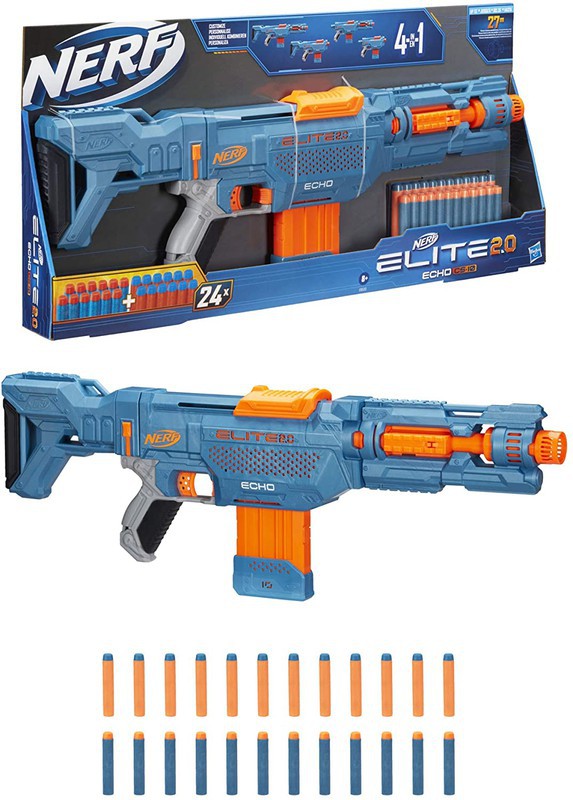 NERF, Lançador Elite com Mira Removível, Azul